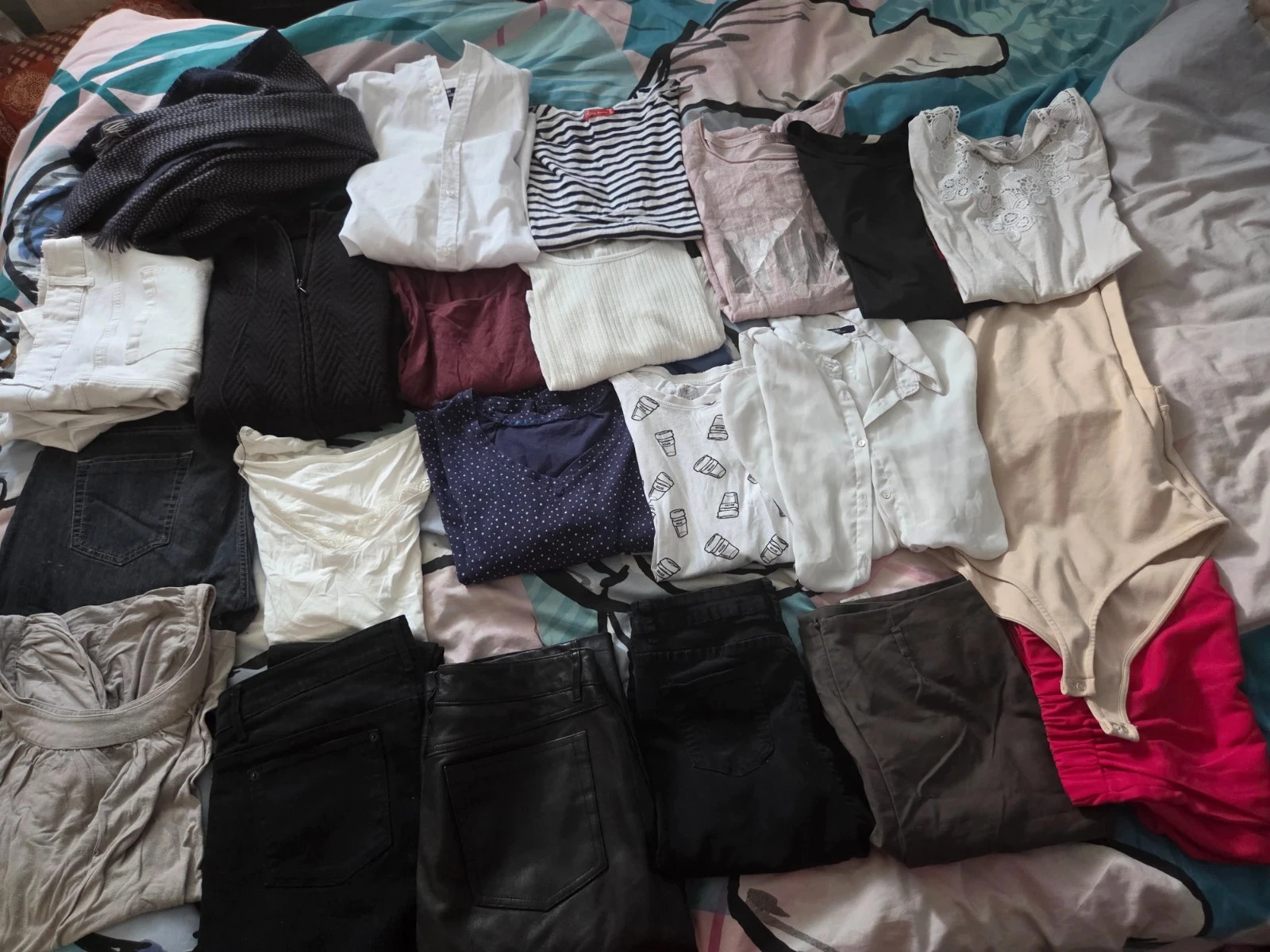 💜Lots de 18 vêtements femme de S à XL